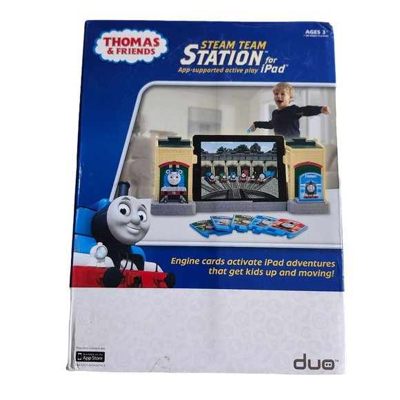 duo Thomas The Tank Engine & Friends Steam Team Station For iPad NEW NOB - Picture 1 of 6
